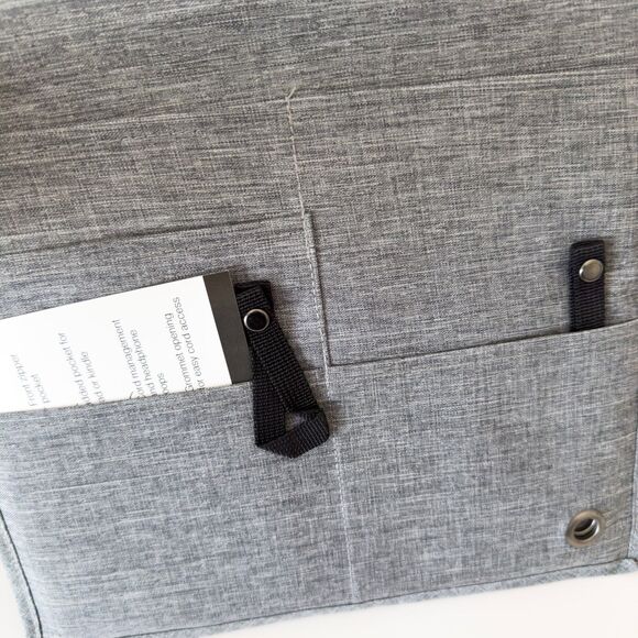 Airplane Seat Back Pocket Organizer, Tray Table Cover, Travel Bag - Picture 5 of 9